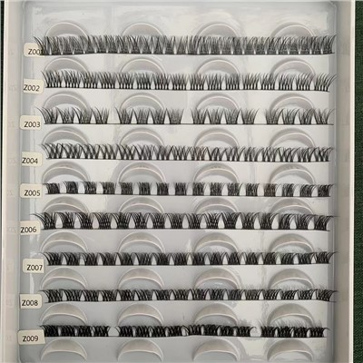 Poszczególne rzęsy klastra