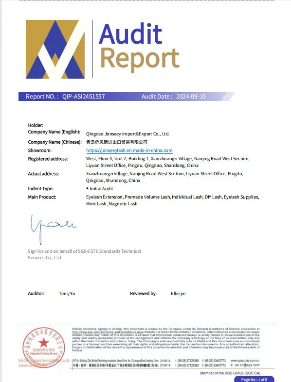 Certificate and Test Report