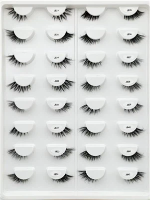 Rzęsy do połowy-oczu bez kleju